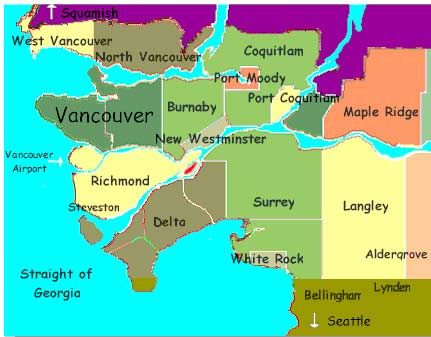 Map Vancouver